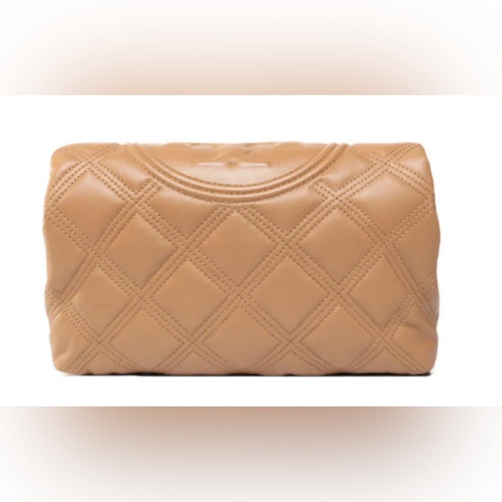 Tory Burch Flemming quilted soft leather clutch - Picture 2 of 12